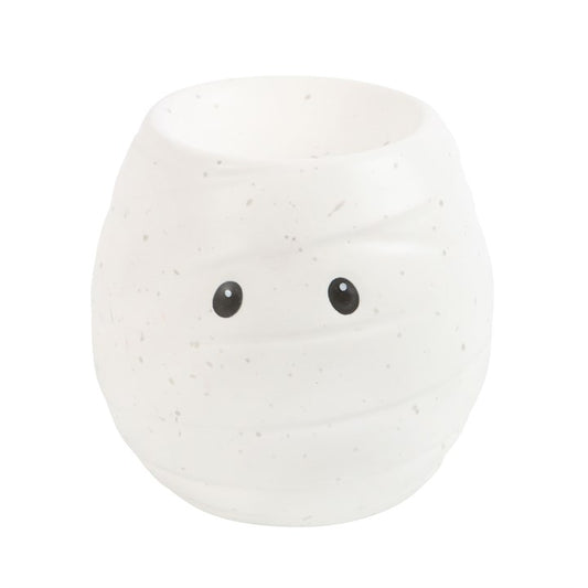 Mummy head shaped wax salt sizzler oil warmer burner