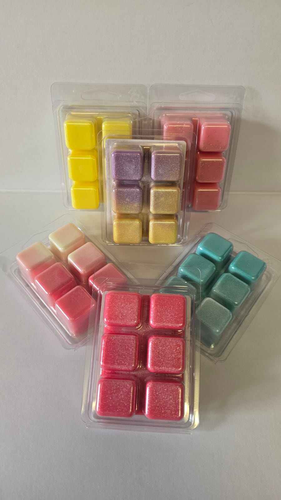 Wax Melts 6 Cavity Cube Clamshell Highly Fragranced Home Fragrance You Choose
