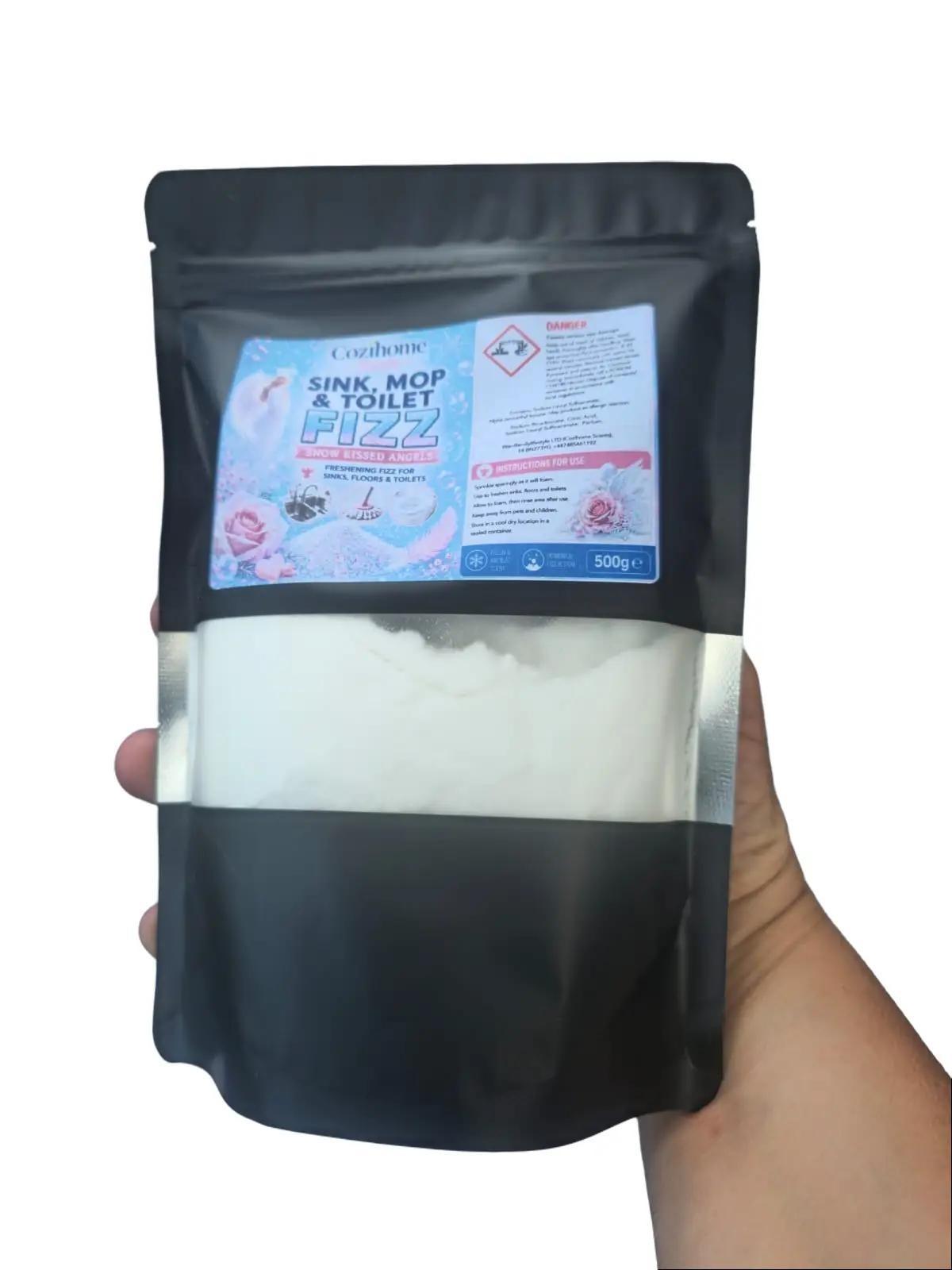 Cozihome Sink, Mop & Toilet Freshness Fizz 500g | Scented Fizzing Powder for Sinks, Plugholes, Mop Buckets & Toilets | 5 Fragrances