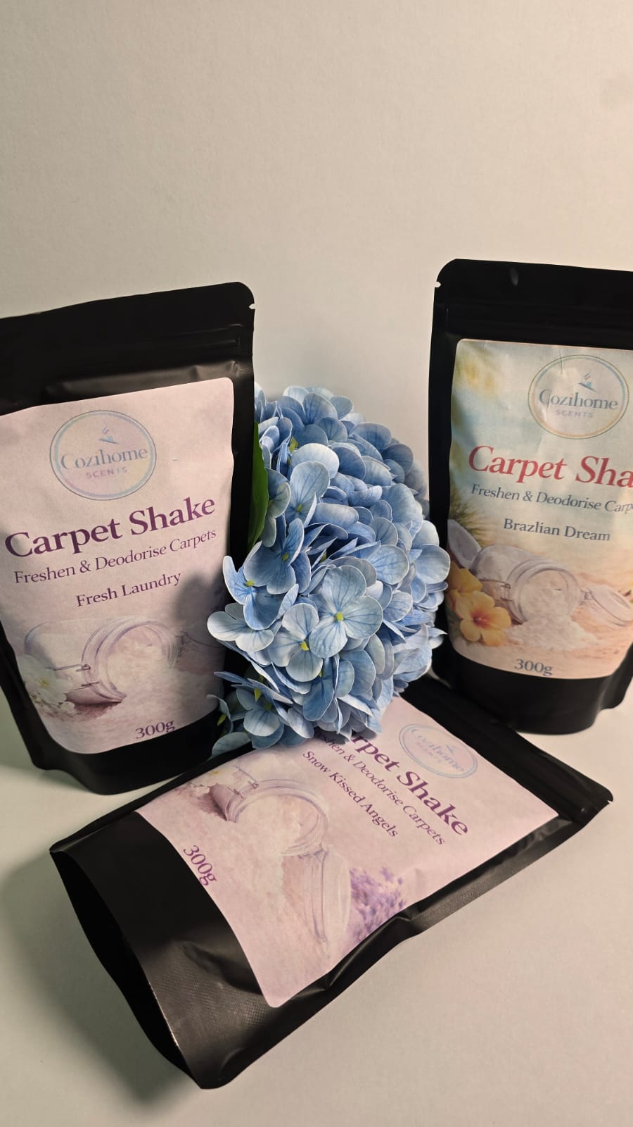 Carpet Freshener | Refill Bag 300g | Long Lasting Highly Fragranced | Shake | Home Fragrance | Aroma