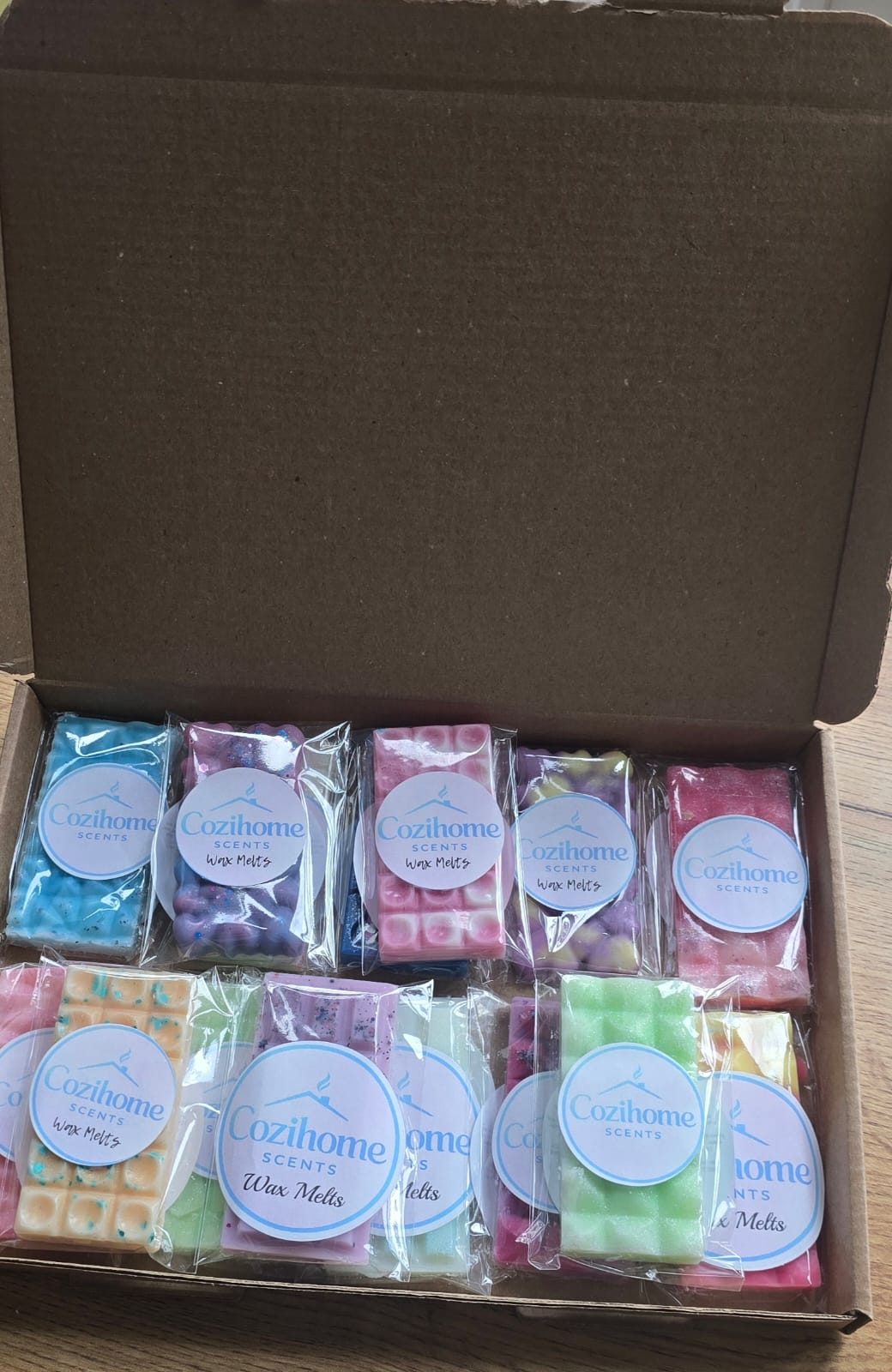 Strong Wax melts | Mini 15 Bar Mystery Box | Assorted Scents | Home Fragrance | Cozihome Scents