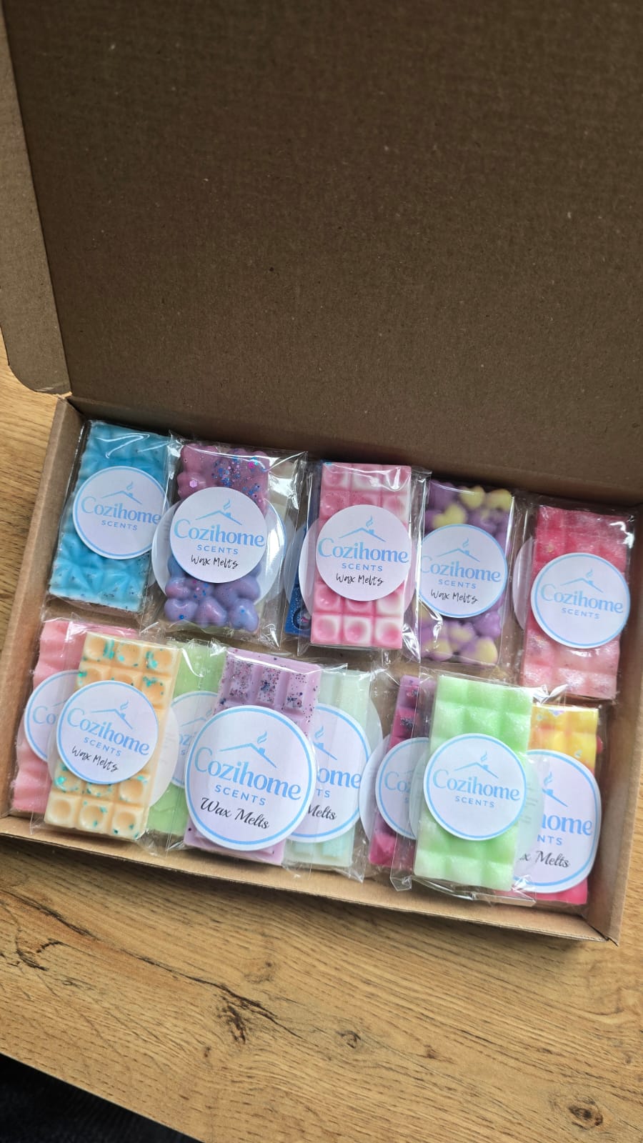 Strong Wax melts | Mini 15 Bar Mystery Box | Assorted Scents | Home Fragrance | Cozihome Scents