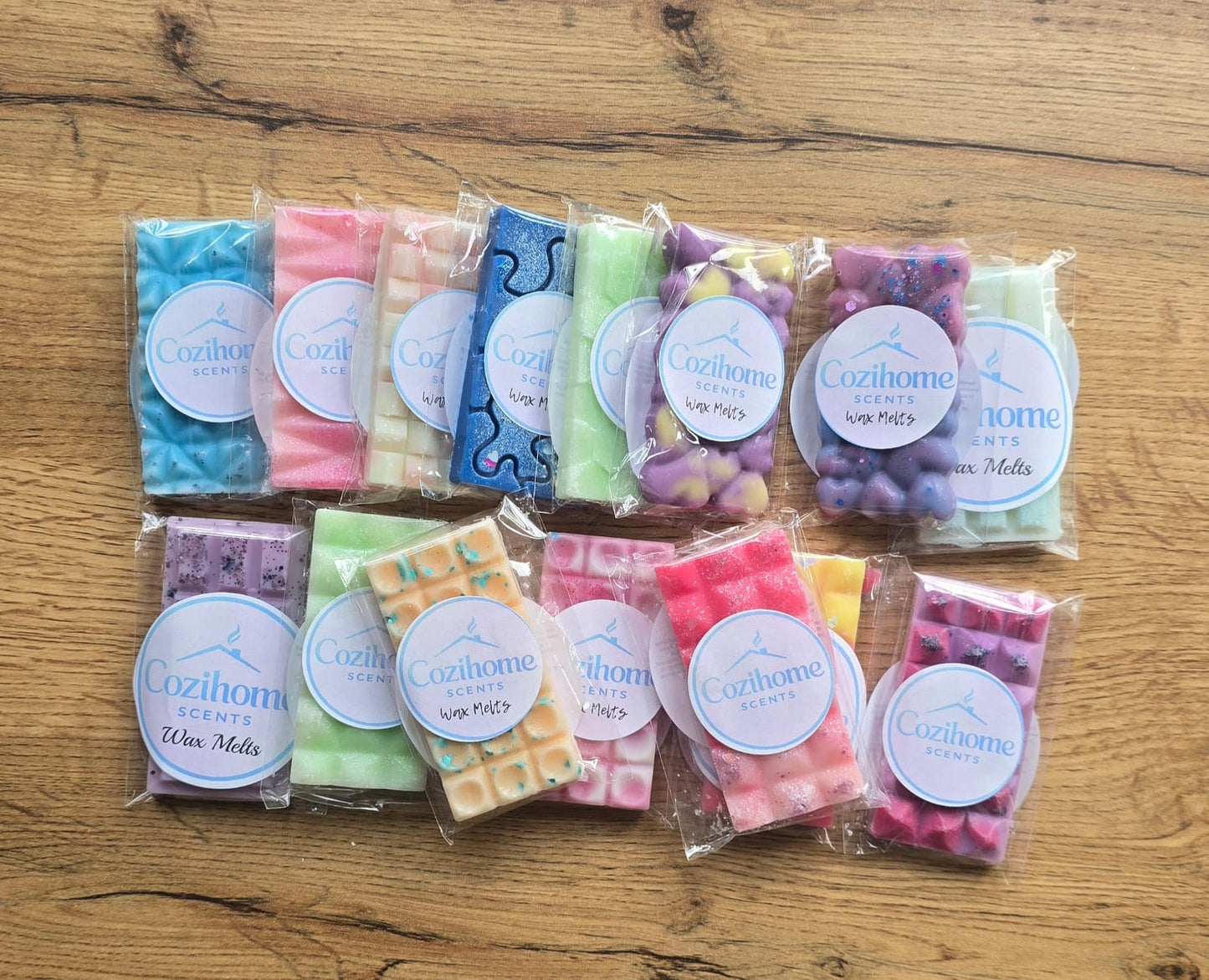 Strong Wax melts | Mini 15 Bar Mystery Box | Assorted Scents | Home Fragrance | Cozihome Scents