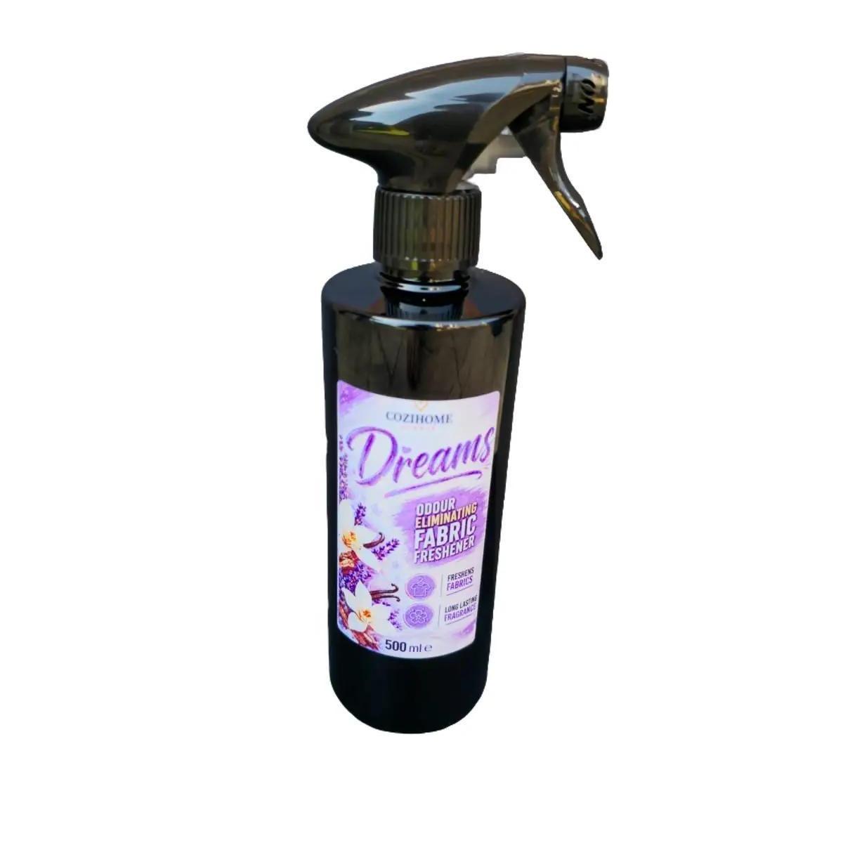 Odour Eliminating Fabric Freshener Spray 500ml | Pet & Household Odour Neutraliser for Sofas, Curtains, Carpets, Rugs, Cushions, Pet Bedding & Car Upholstery | Long Lasting Scented Fabric Refresher