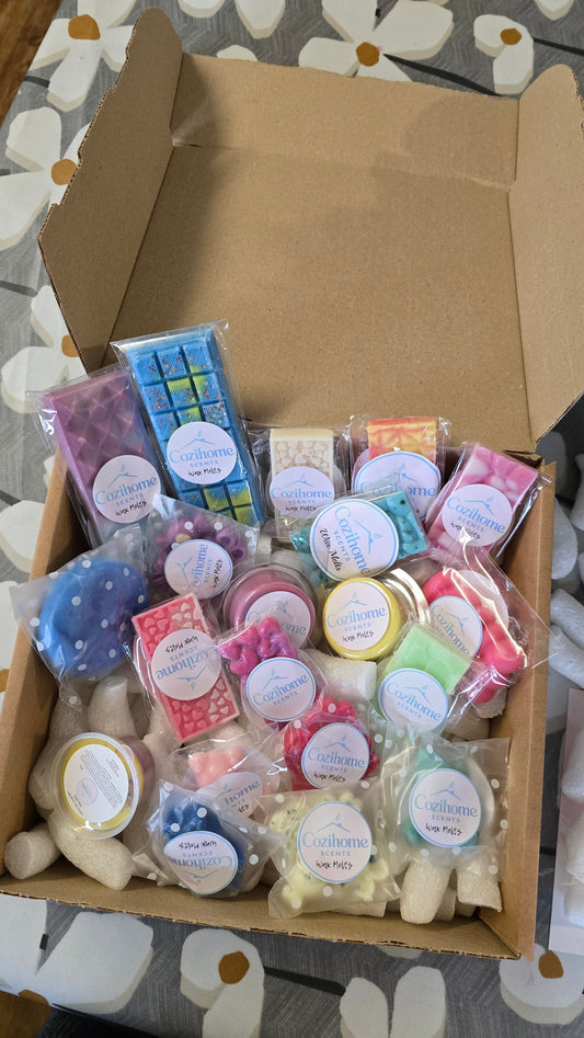 20 item Discovery wax melt selection mystery box