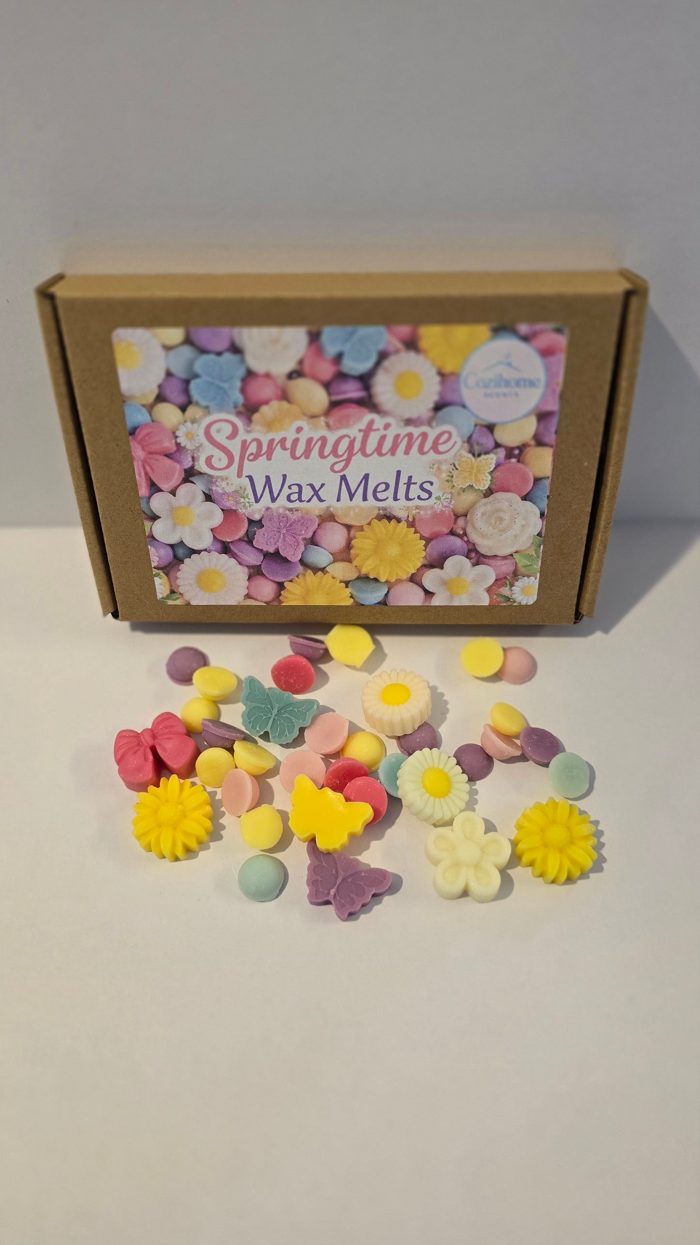 Strong scented choose springtime or summer themed wax melt boxes 150g Long lasting home fragrance