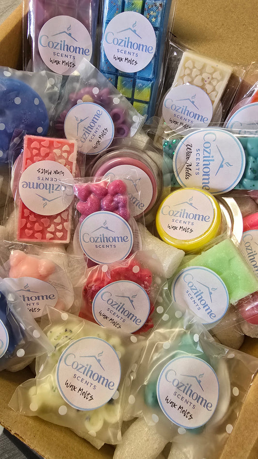 20 item Discovery wax melt selection mystery box